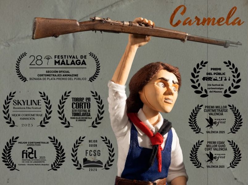 ‘Carmela’, una producción de Pangur Animation Coop V, candidata a mejor corto de animación en los Premios Goya 2026